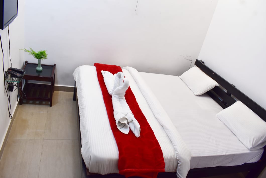 Bedroom in full villa at Coorg Green Nest